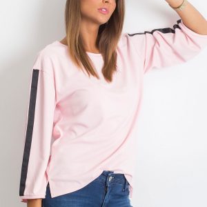 RUE PARIS Pink Lively Sweatshirt