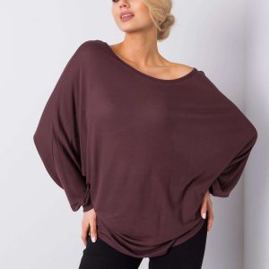 Brown oversized blouse Jovanka RUE PARIS