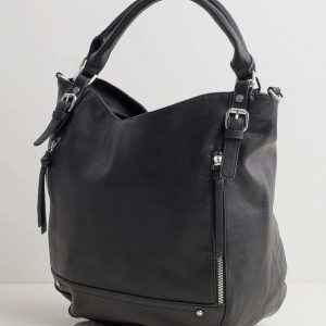 Black women's city bag