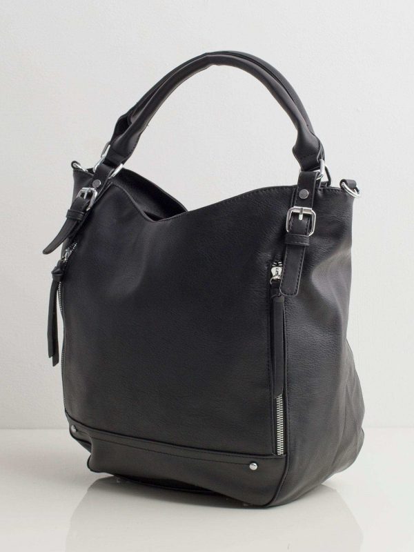 Black women's city bag