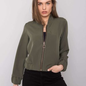 Khaki Ruby Bomber Sweatshirt