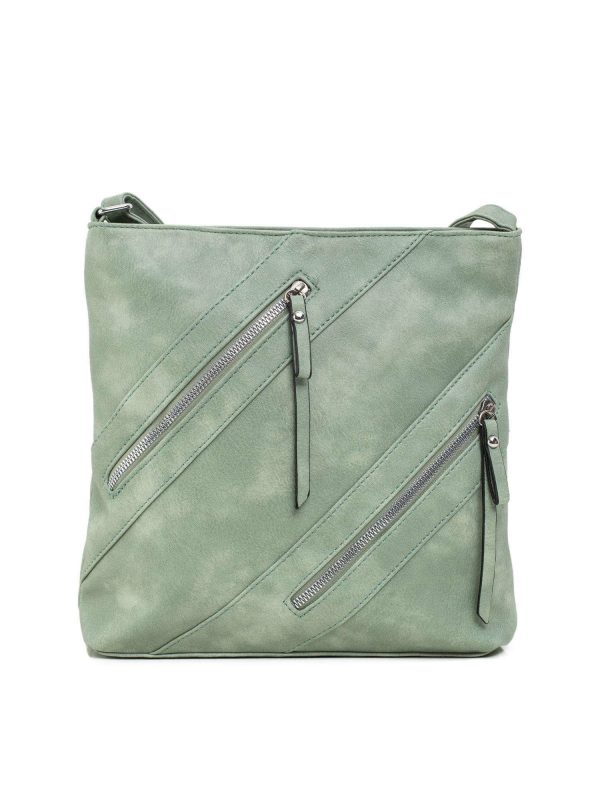 Mint eco leather handbag