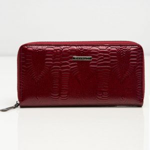 Red Women's Zipper Wallet