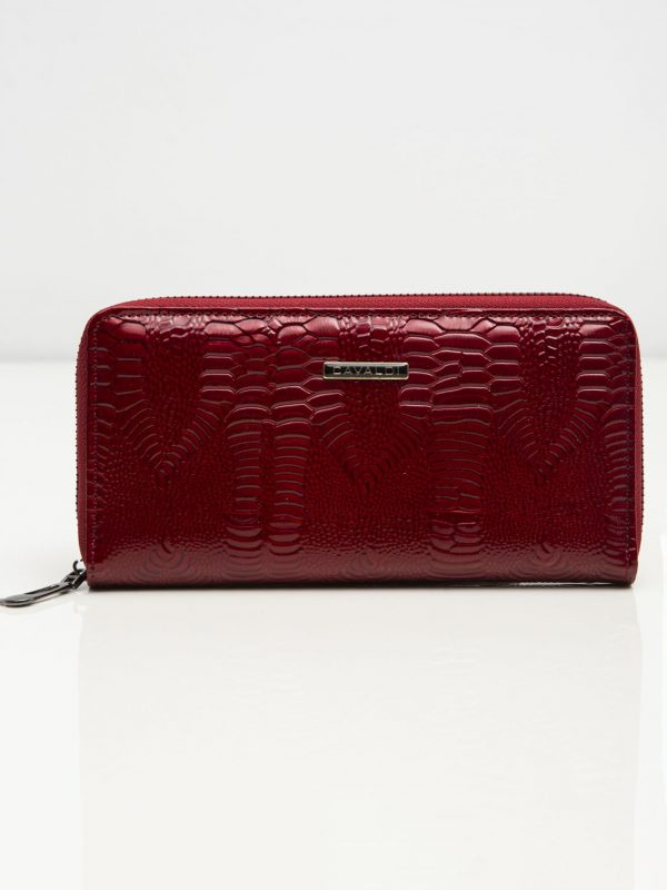 Red Women's Zipper Wallet