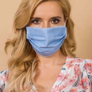 Blue Cotton Protective Mask