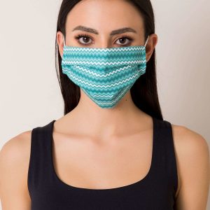 Marine protective mask in zigzags