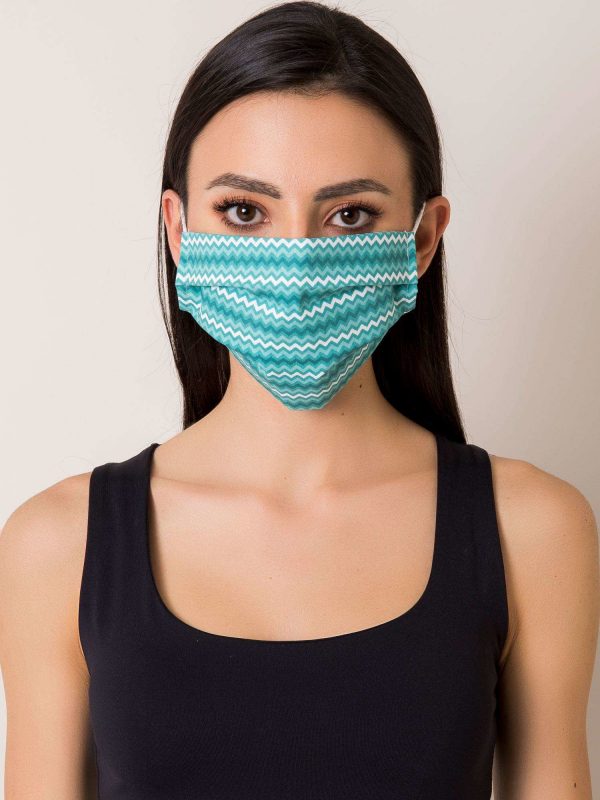 Marine protective mask in zigzags