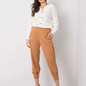 Camel sweatpants Iria RUE PARIS