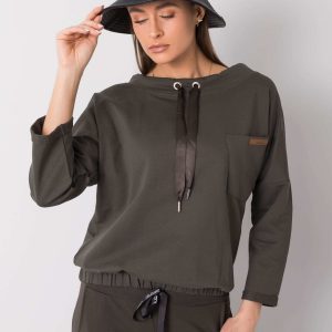 Dark khaki Vera sweatshirt