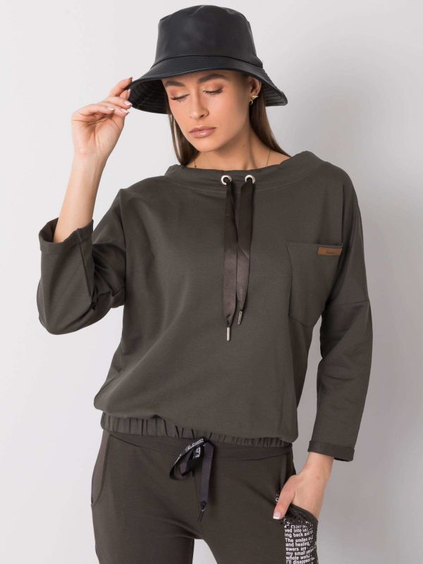 Dark khaki Vera sweatshirt