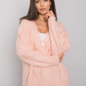 Light pink cardigan with braids Nashville RUE PARIS