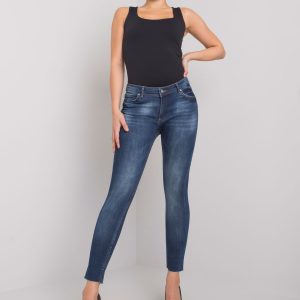 Pompeii Women's Dark Blue Tube Jeans