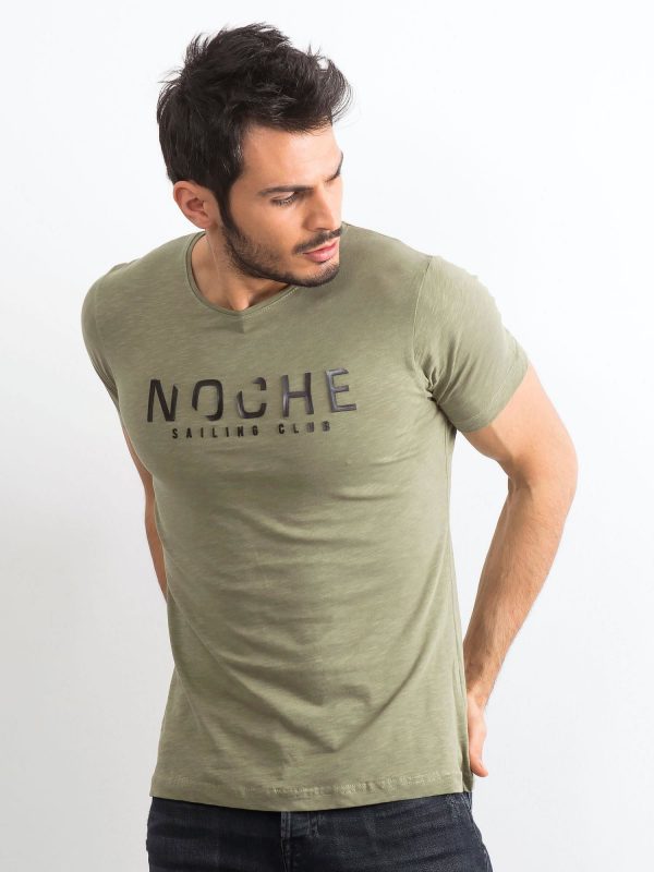 Cotton t-shirt for men khaki