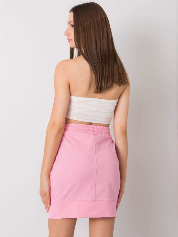 Light pink Amelia tracksuit skirt