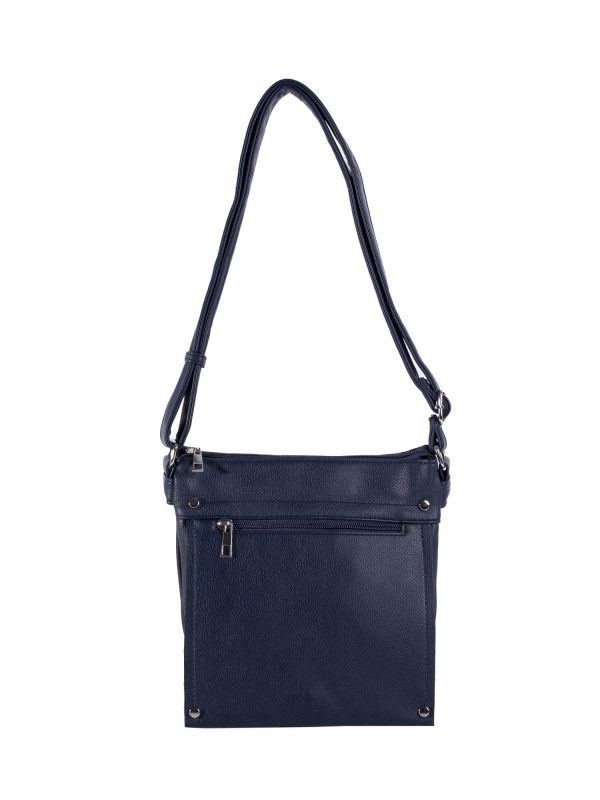 Dark Blue Long Strap Shoulder Bag