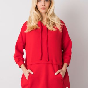 Red long sweatshirt Grace