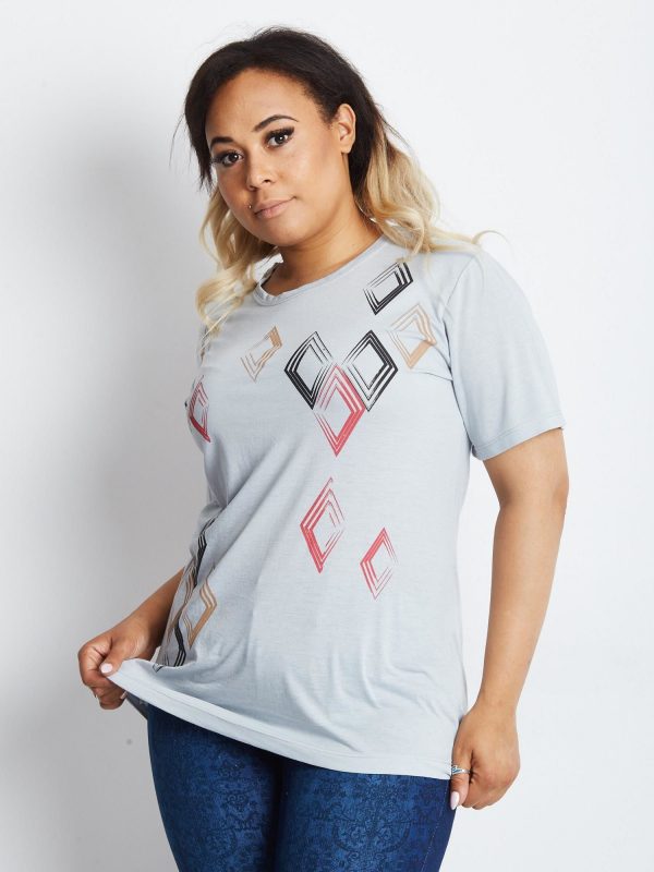 Gray T-shirt PLUS SIZE Legendary