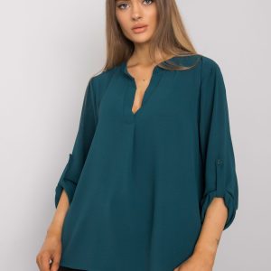 Dark Sea Oversized Portland Blouse