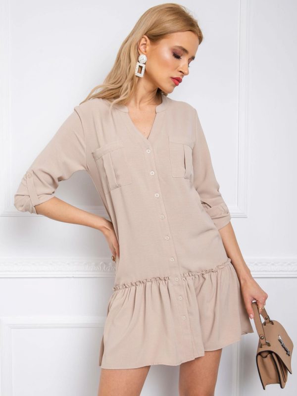 Beige dress Carlo RUE PARIS