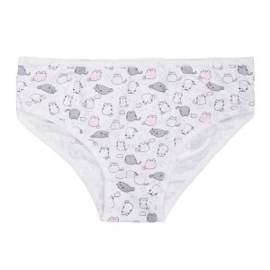 Ecru panties for girl in cotton