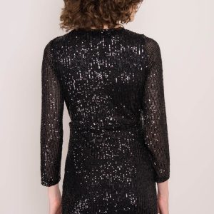 Black Sequin Dress BSL