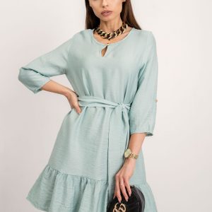 RUE PARIS Mint dress Ellaine