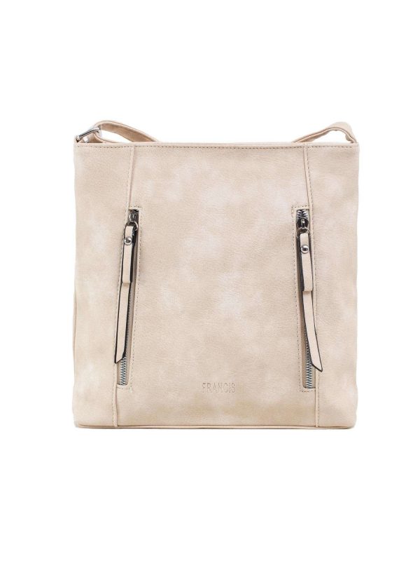 Beige City Shoulder Bag