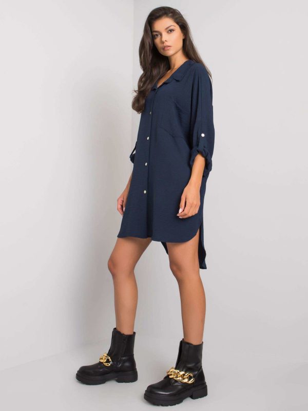 Navy blue elaria oversize dress