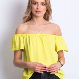 Yellow blouse Structured