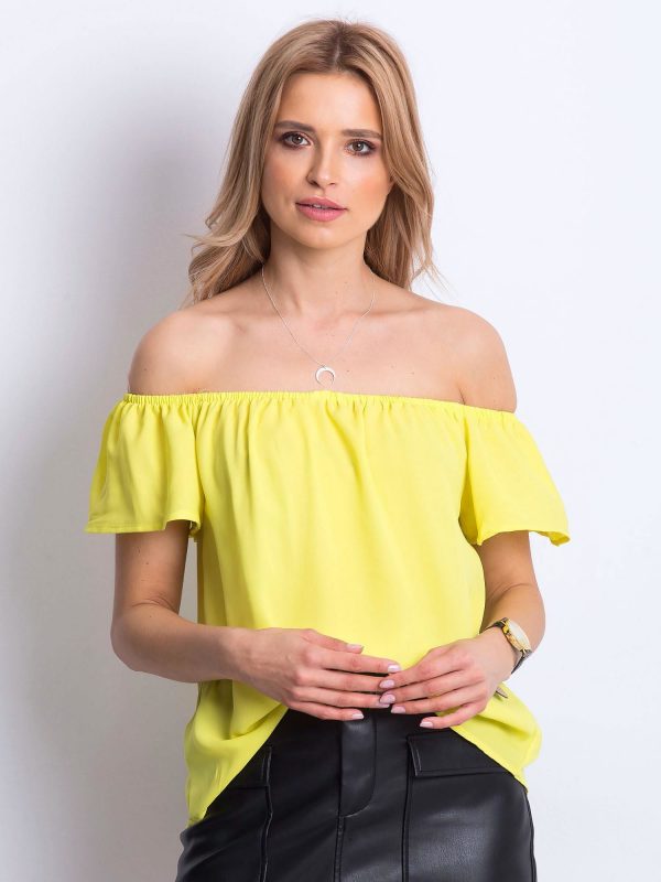 Yellow blouse Structured