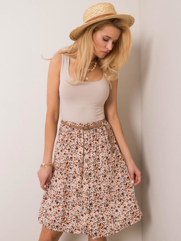 Beige skirt Verona RUE PARIS