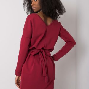 Burgundy dress Kloe RUE PARIS