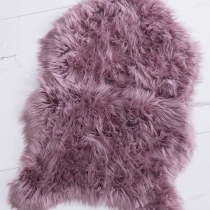 Purple Fur Rug