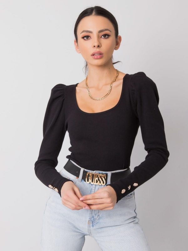 Sussan RUE PARIS black blouse