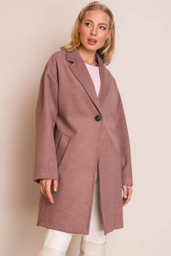 Women's Dirty Pink Coat BSL