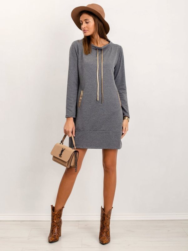 Dark Grey Jump Dress