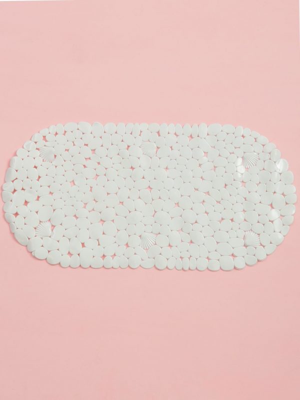 White Non-slip Bathroom Mat