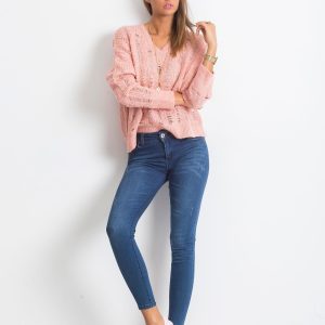 RUE PARIS Pink Aston sweater