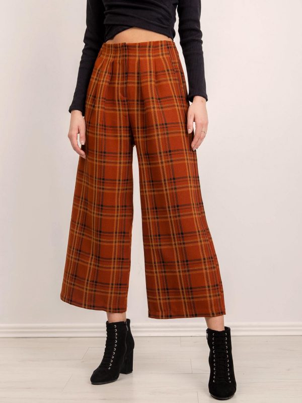 BSL Brown Plaid Pants