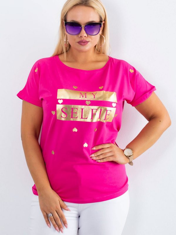 Dark pink t-shirt Absolute PLUS SIZE