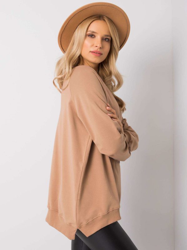 Camel sweatshirt Leila RUE PARIS