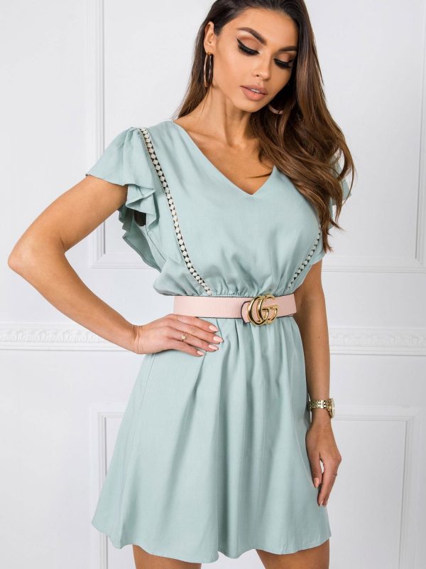 Mint dress Adel RUE PARIS