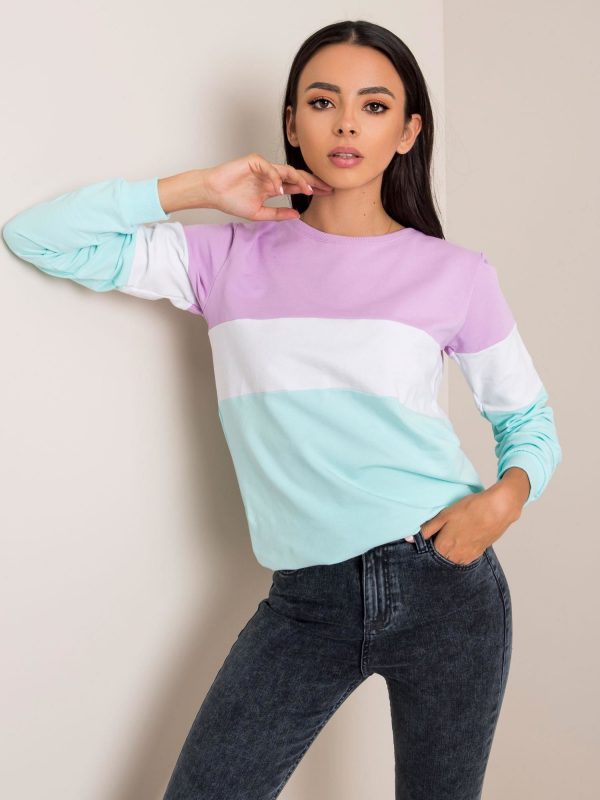 Light purple sweatshirt Larice RUE PARIS