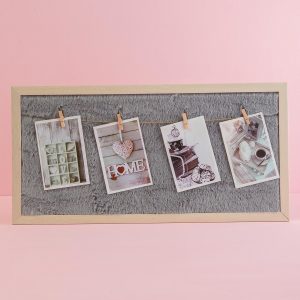 Beige Wooden Photo Frame