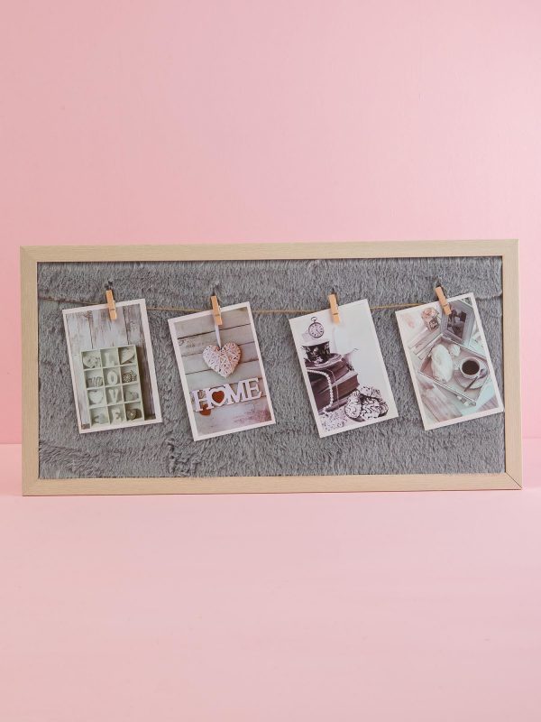 Beige Wooden Photo Frame