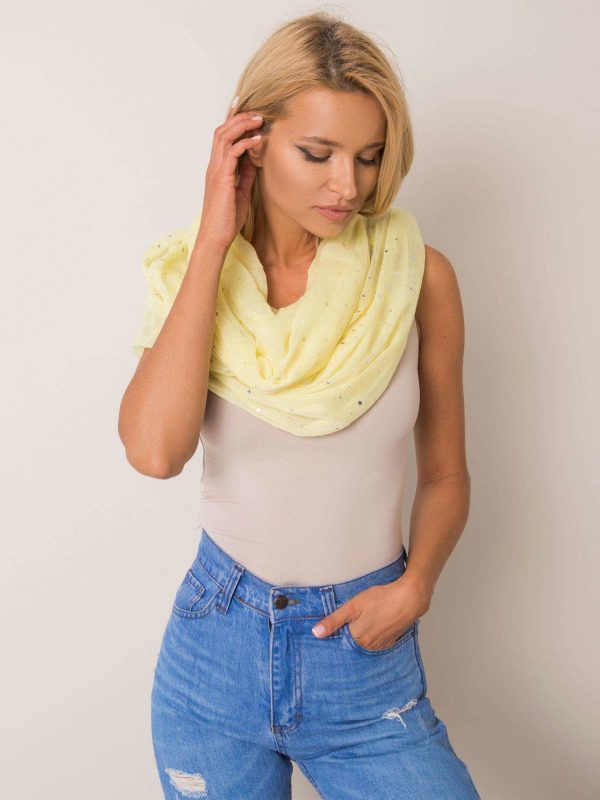 Yellow women's sling with appliqué