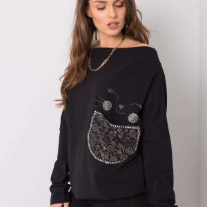 Allister black blouse