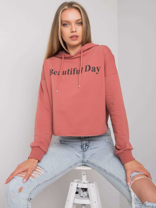 Dirty pink sweatshirt with Zaylee inscription