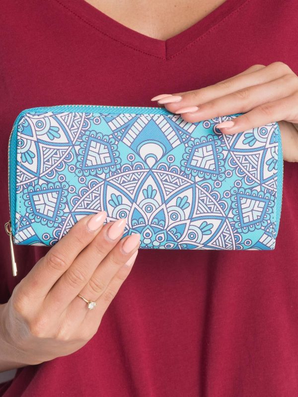 Blue Pattern Wallet