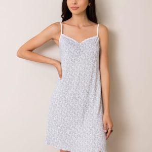 White and navy blue nightgown Tanya